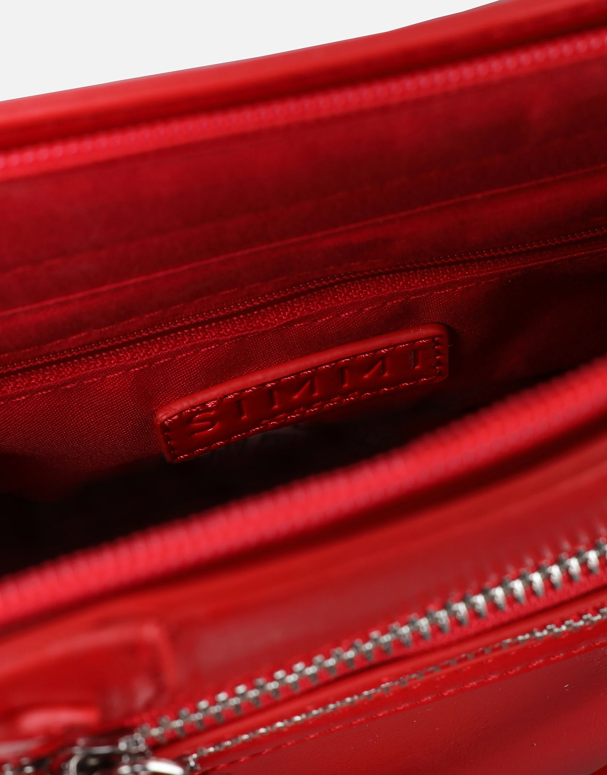 Adina Red Stud Detail Handbag - Image 6