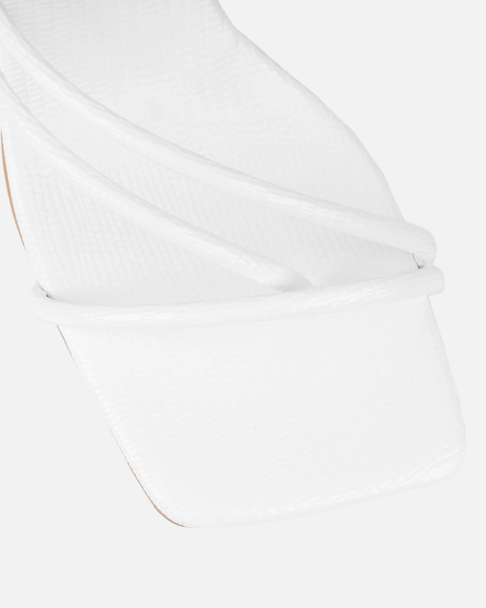 Alii White Lizard Effect Spiral Mid Heeled Sandals - Image 4