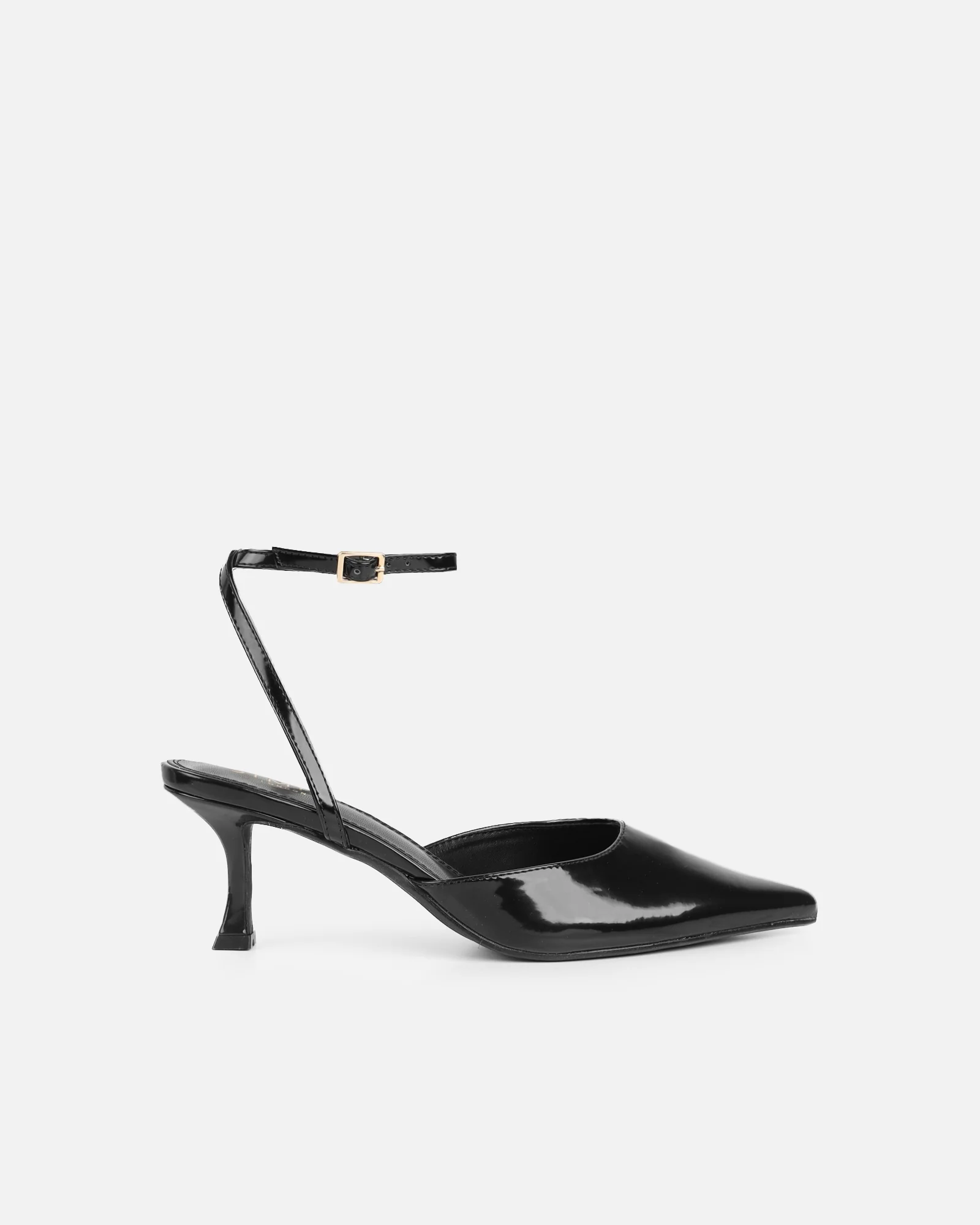 Amalfi Black Kitten Heels - Image 2