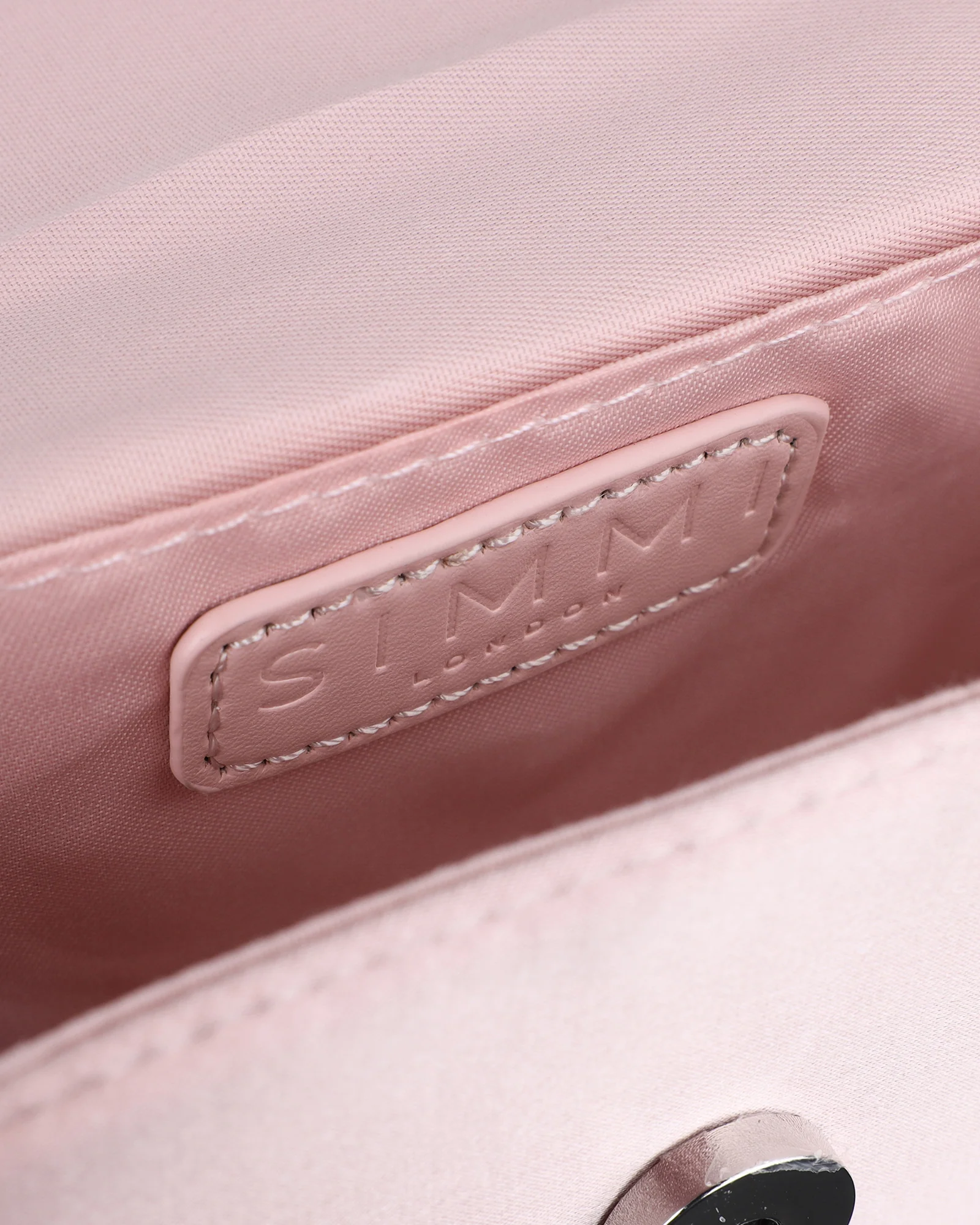 Caressa Pink Satin Bow Detail Top handle Bag - Image 3