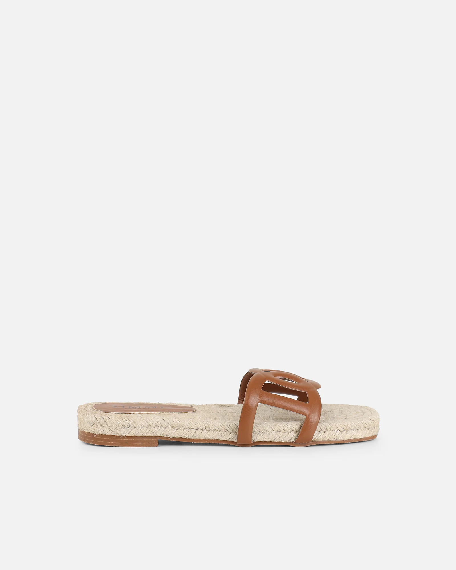 Carlos Tan Woven Flat Sandals - Image 2