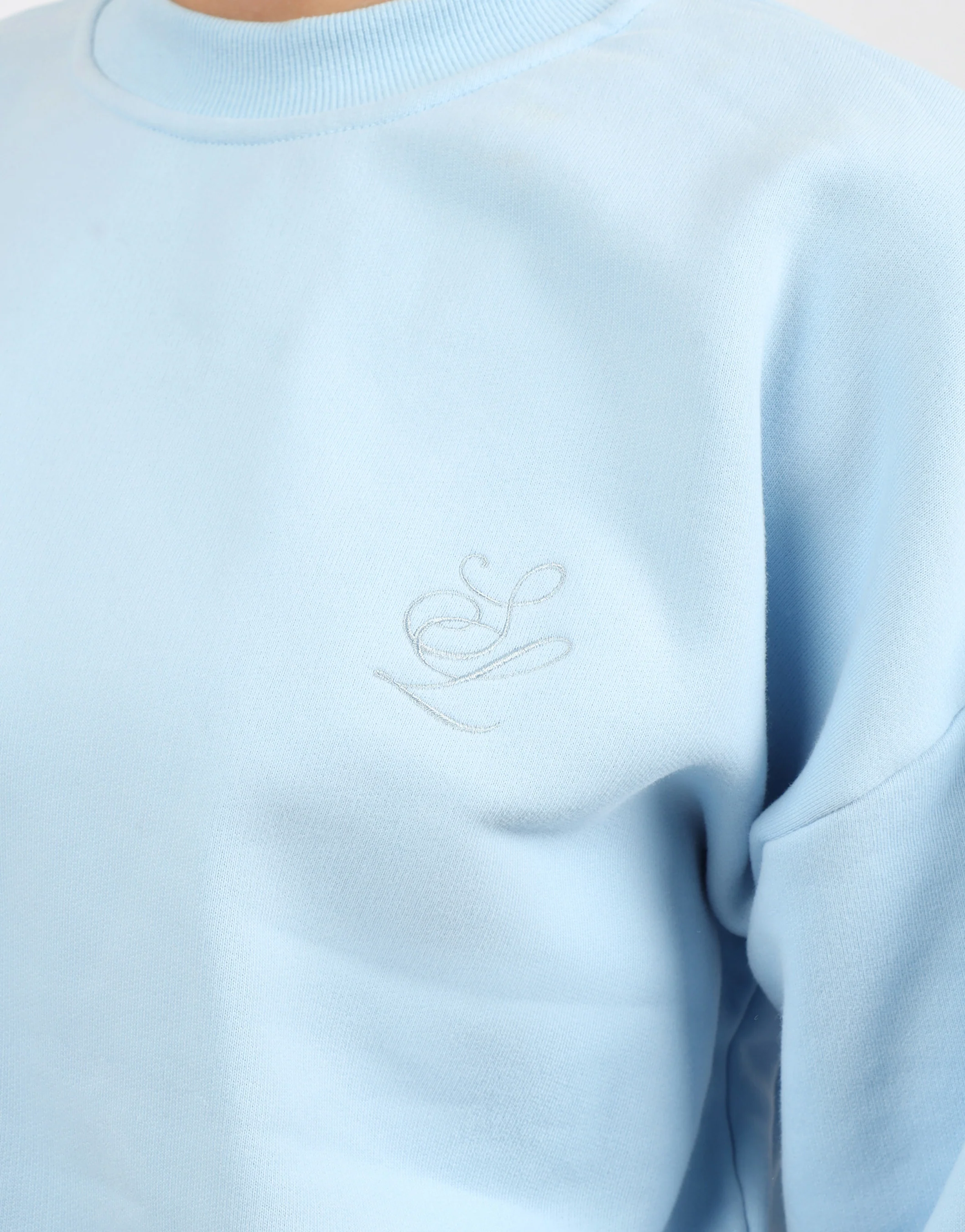 Cove Simmi Studios Embroidered Logo Sweatshirt In Blue - Image 6