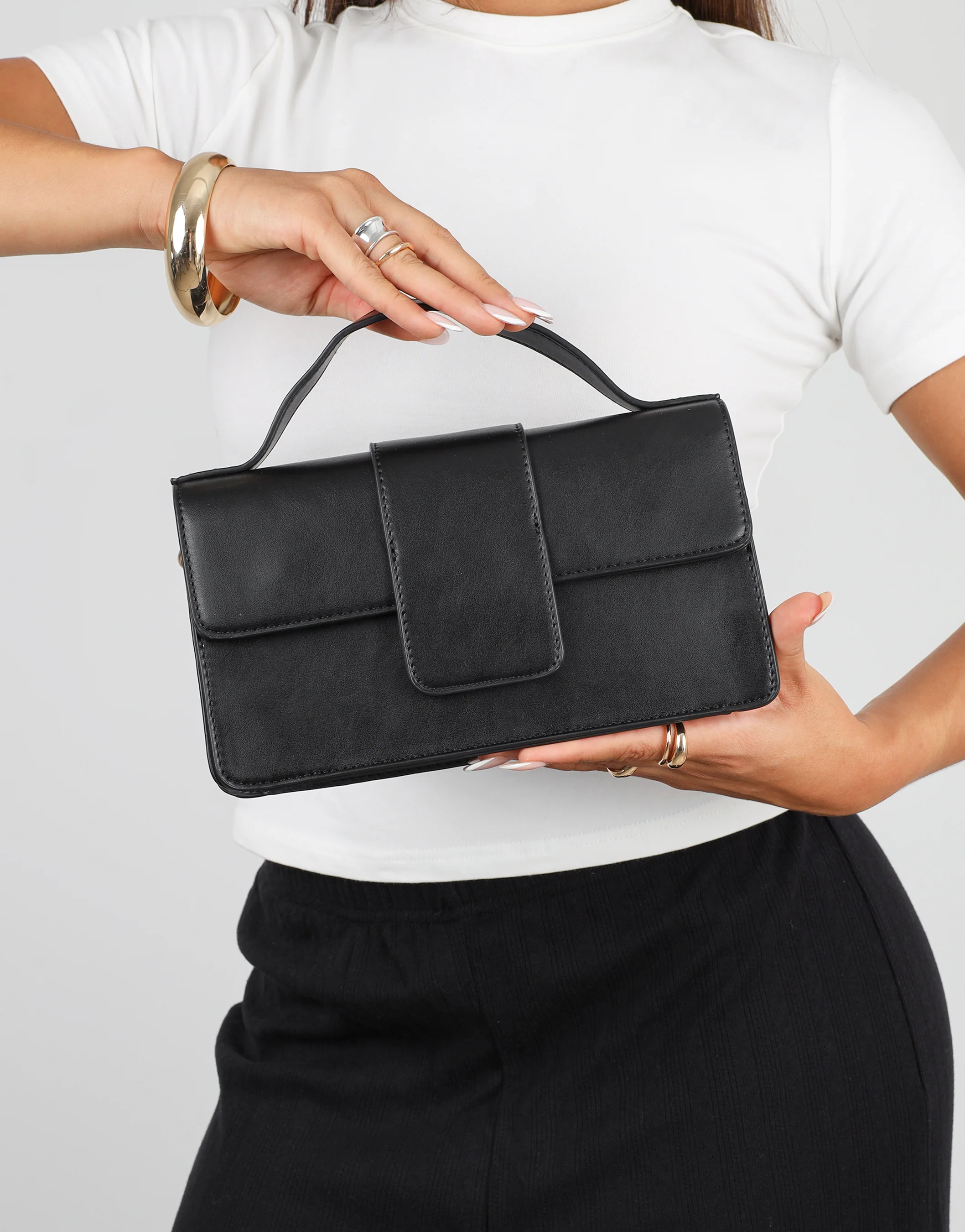Cynthia Black Cross Body Bag - Image 2