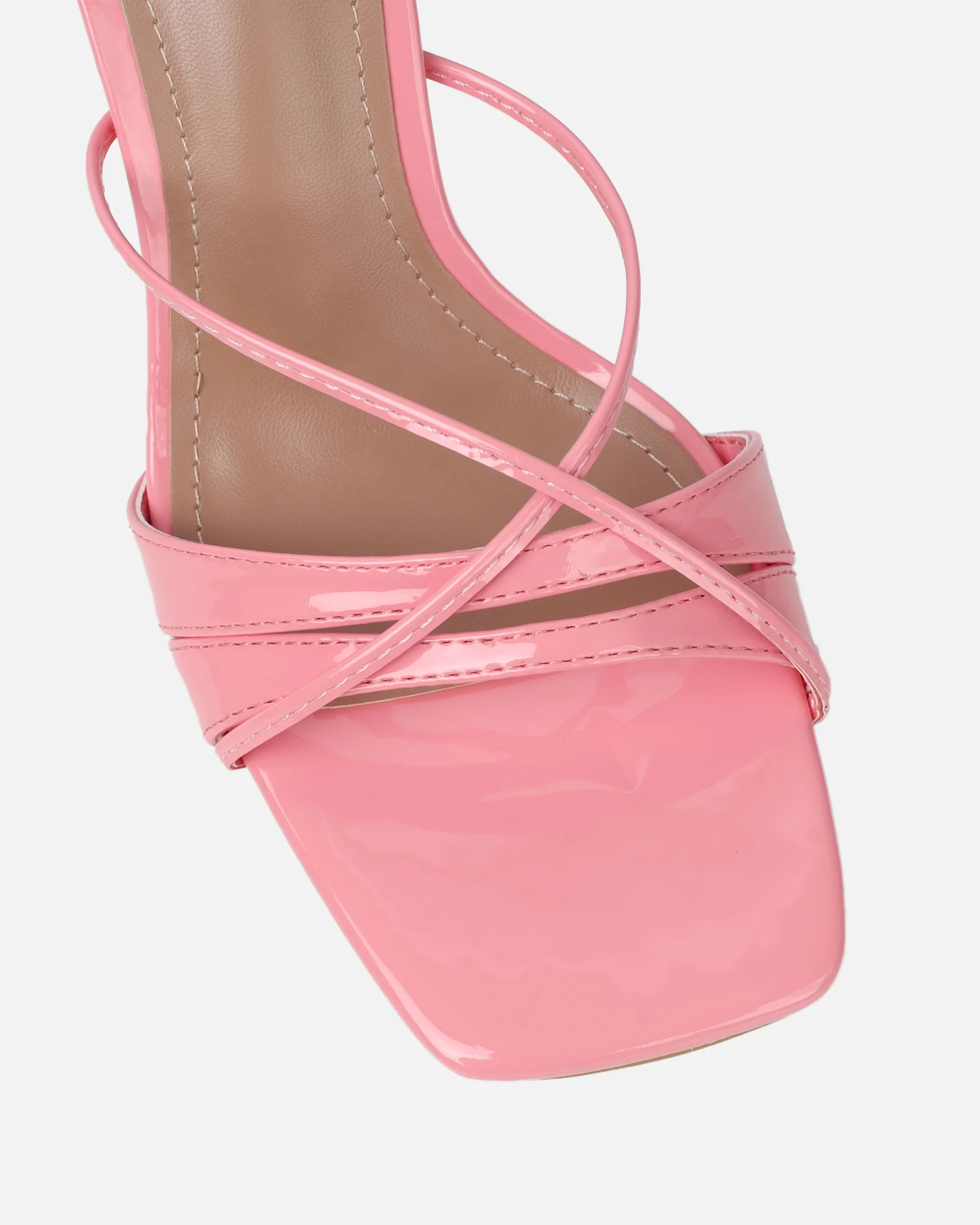 Danique Pink Patent Mules - Image 4