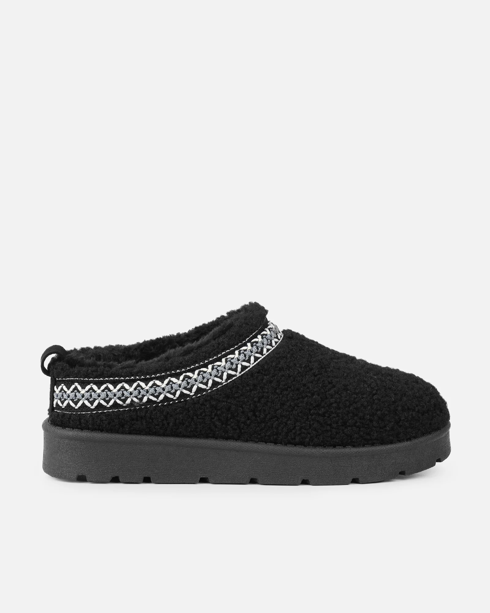 Darick Black Borg Slippers - Image 2