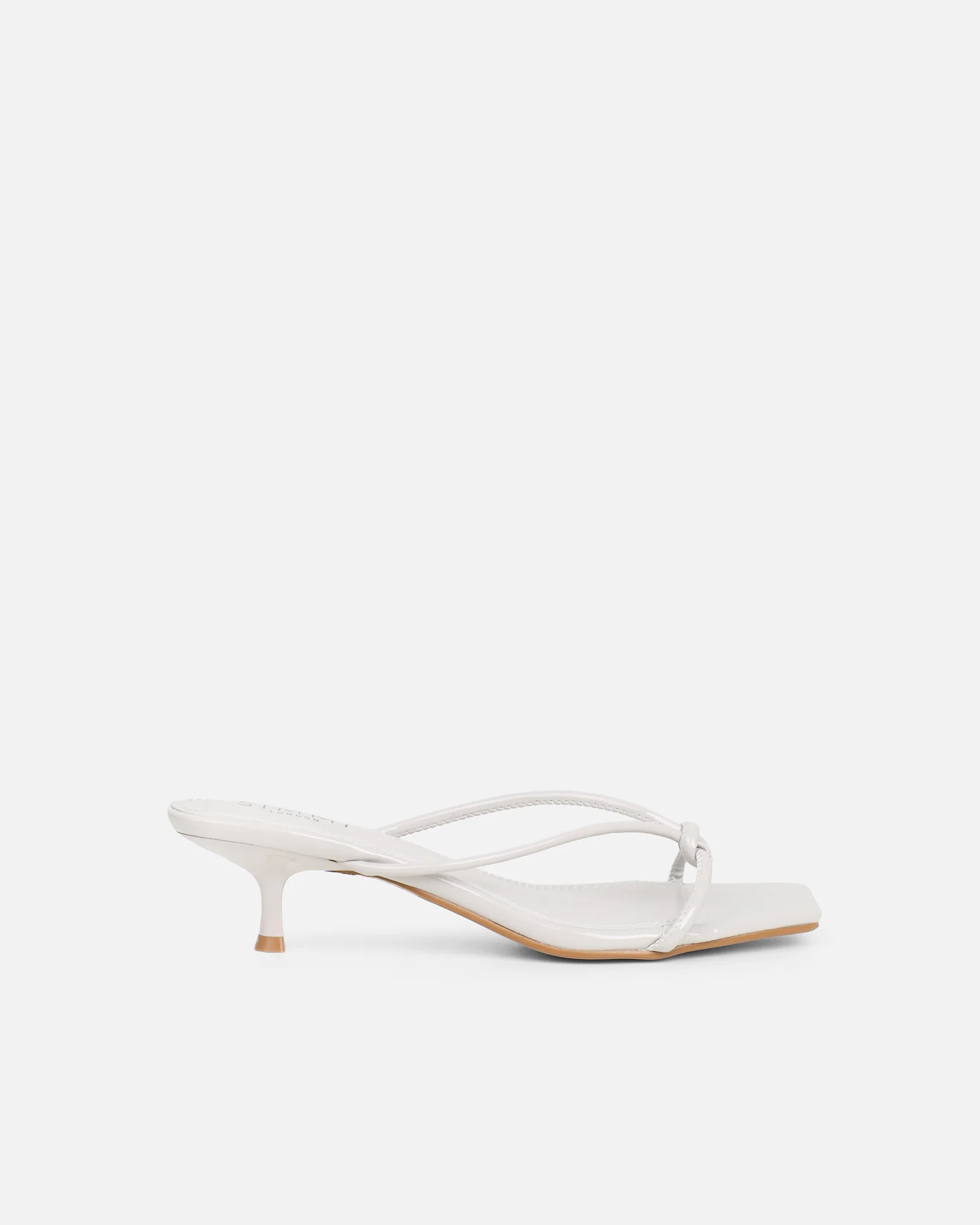 Haylen Stone Patent Knotted Mules - Image 2