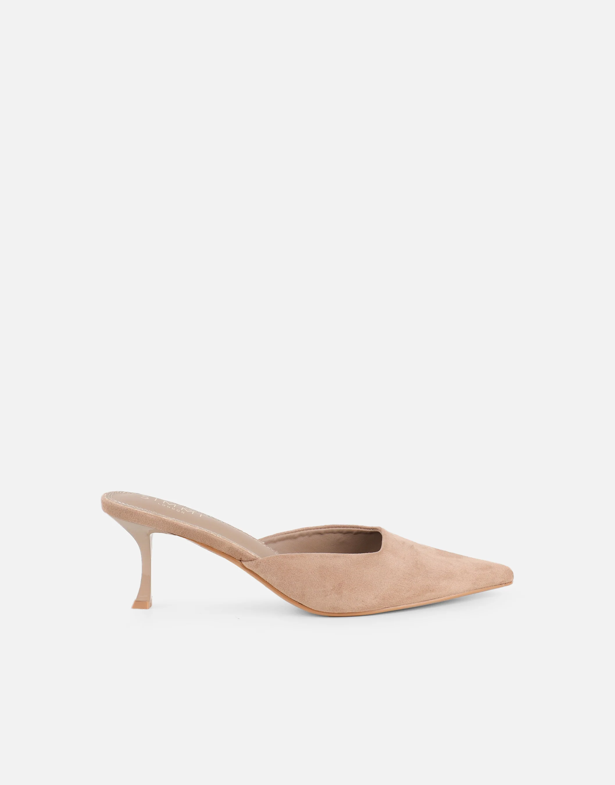 Keira Stone Suede Mules - Image 2