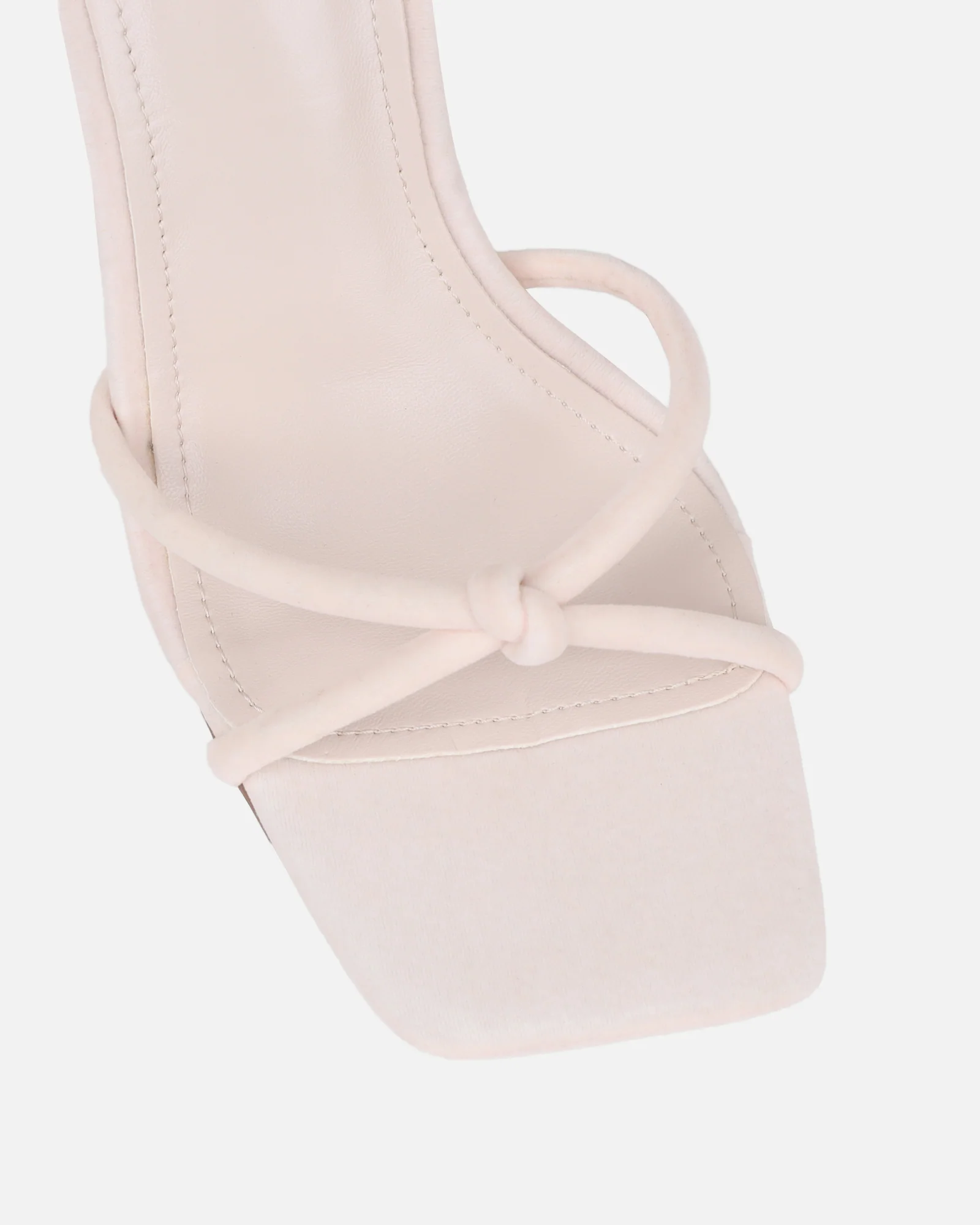 Malinda Stone Velvet Heeled Sandals - Image 4