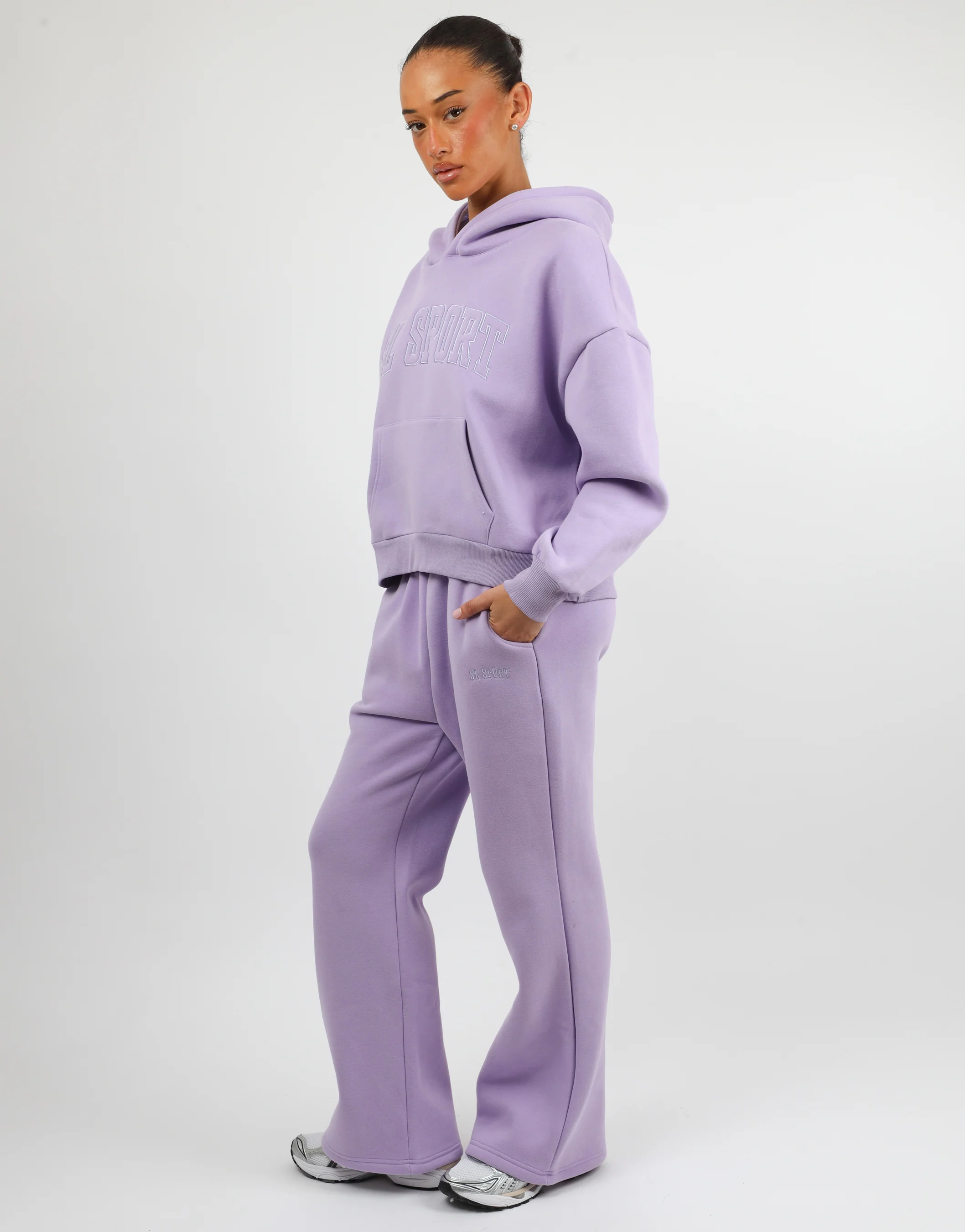 Mykonos Simmi Studios SL Sport Hoodie In Lilac - Image 4