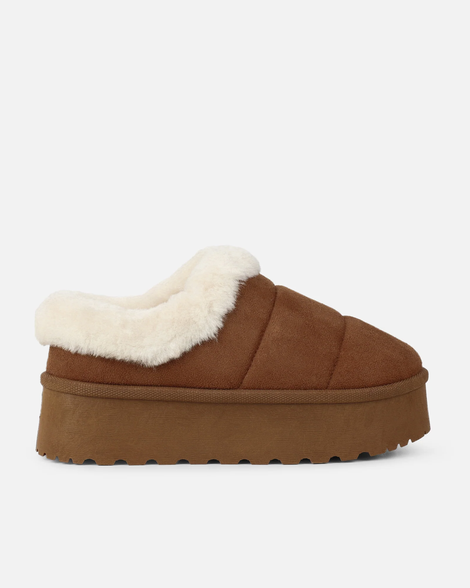Reggie Tan Cosy Flatform Slides - Image 2