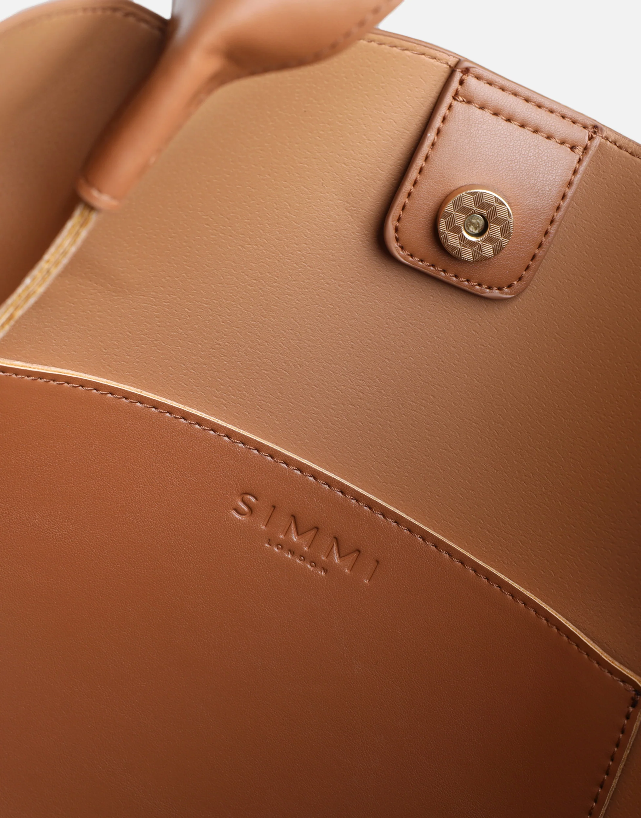 Sally Large Tan Tote Bag - Image 4