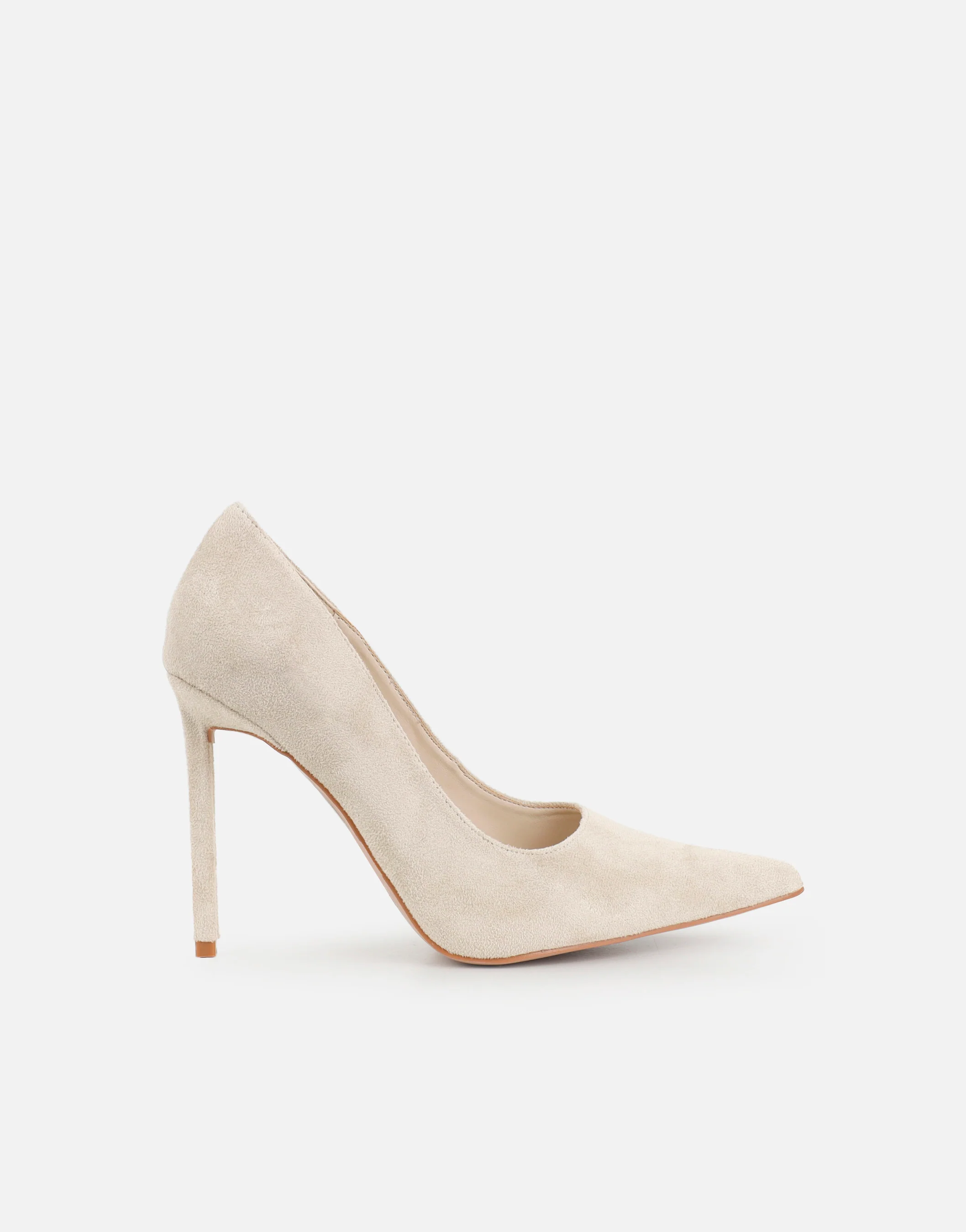 Sid Oatmeal Suede Court Shoes - Image 2
