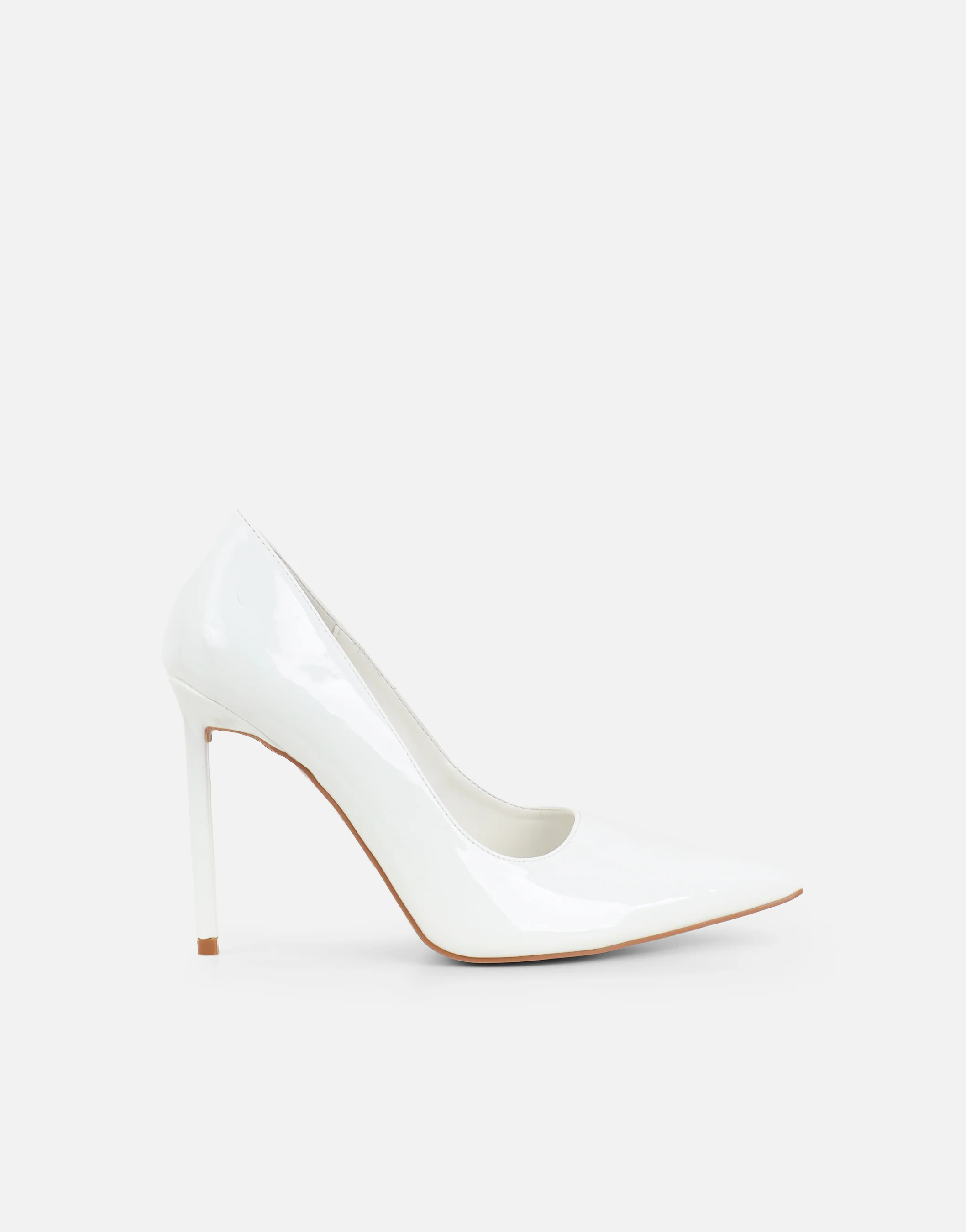 Sid White Patent Court Shoes - Image 2