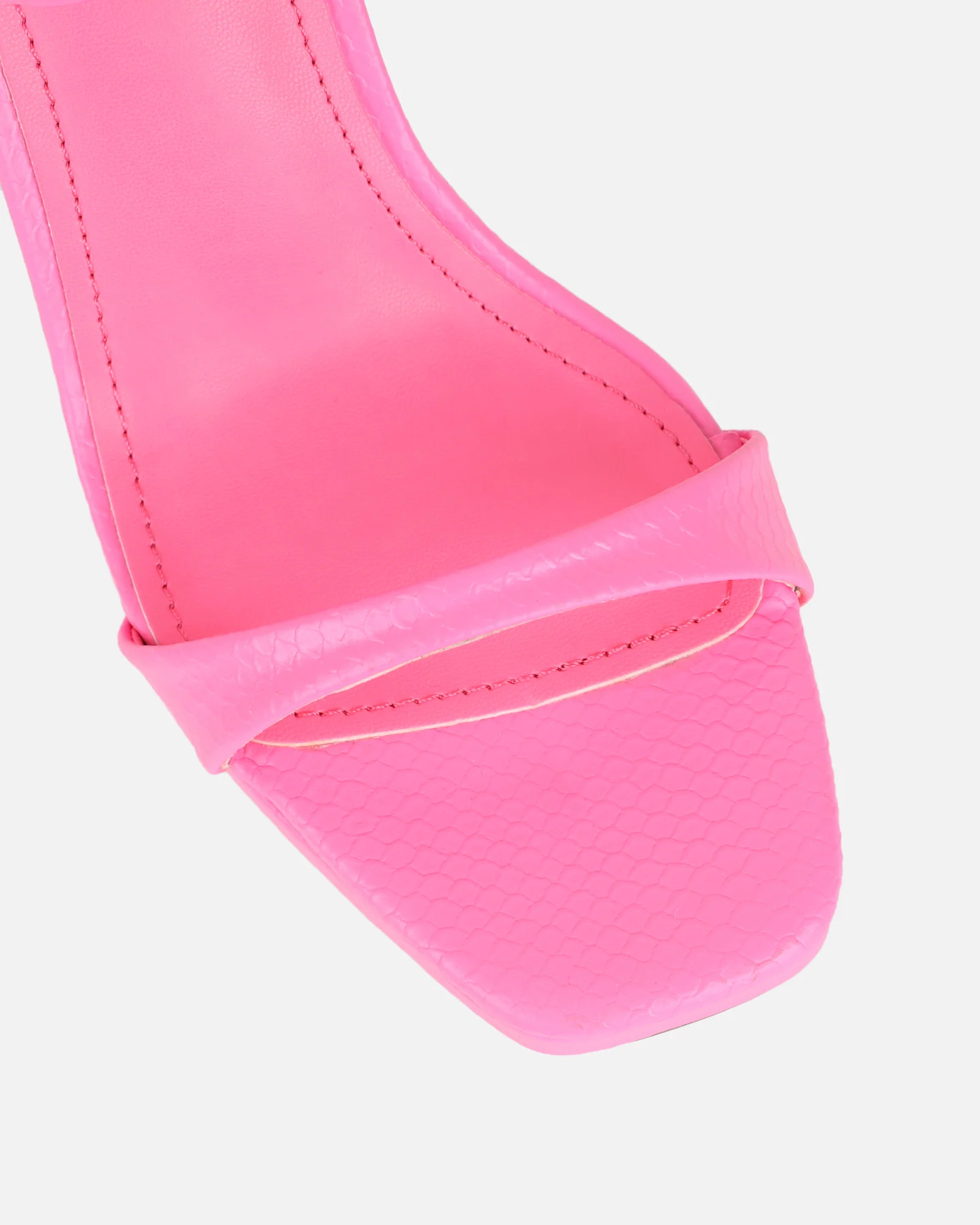 Toff Pink Mini Platform Heeled Sandals - Image 4