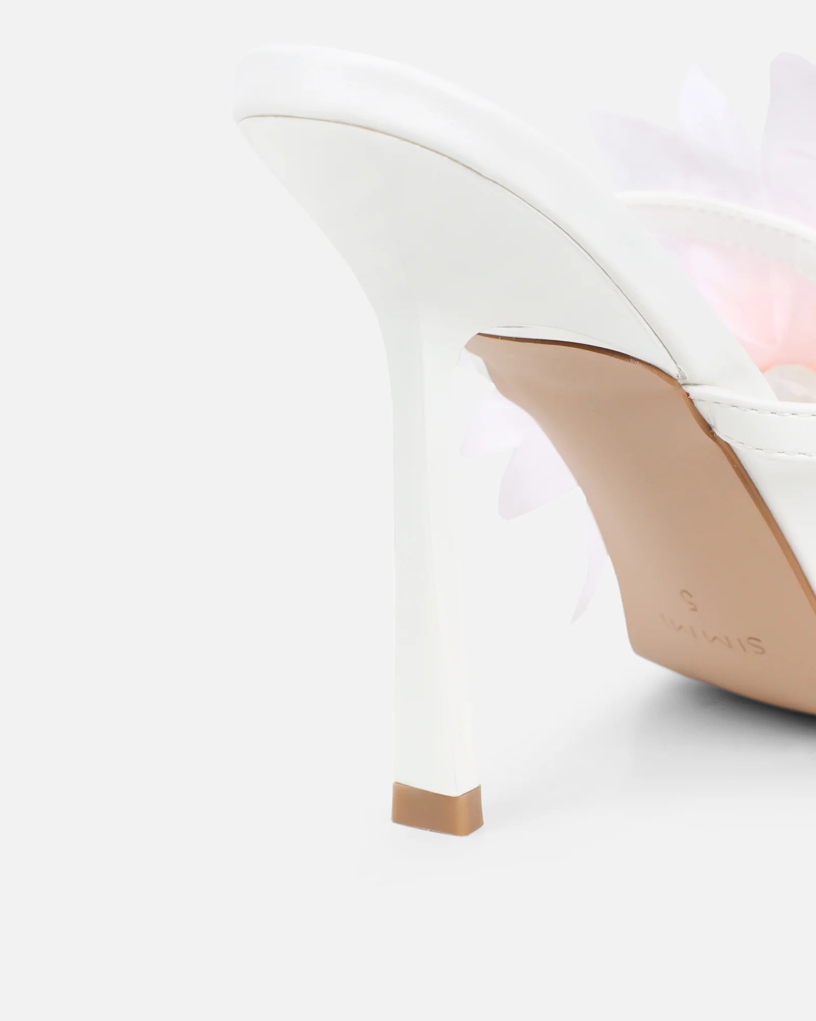 Vaughan White Flower Detail Mules - Image 3